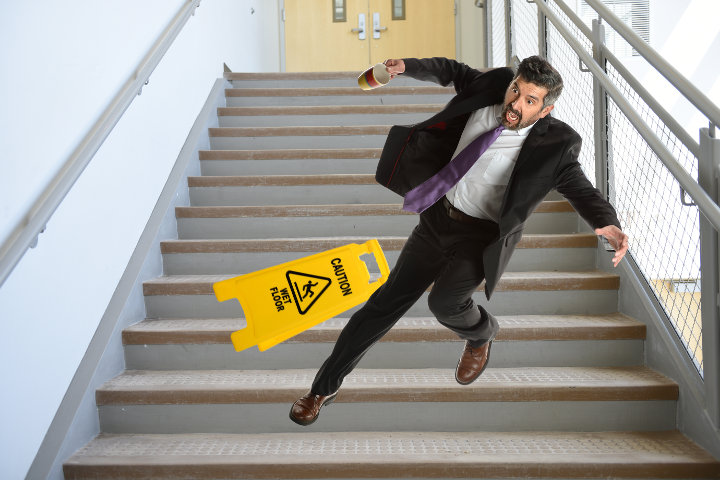 virginia slip and fall accidents stairs