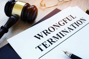 wrongful termination paperwork to be filled out by a Northern Virginia employment law defense attorney