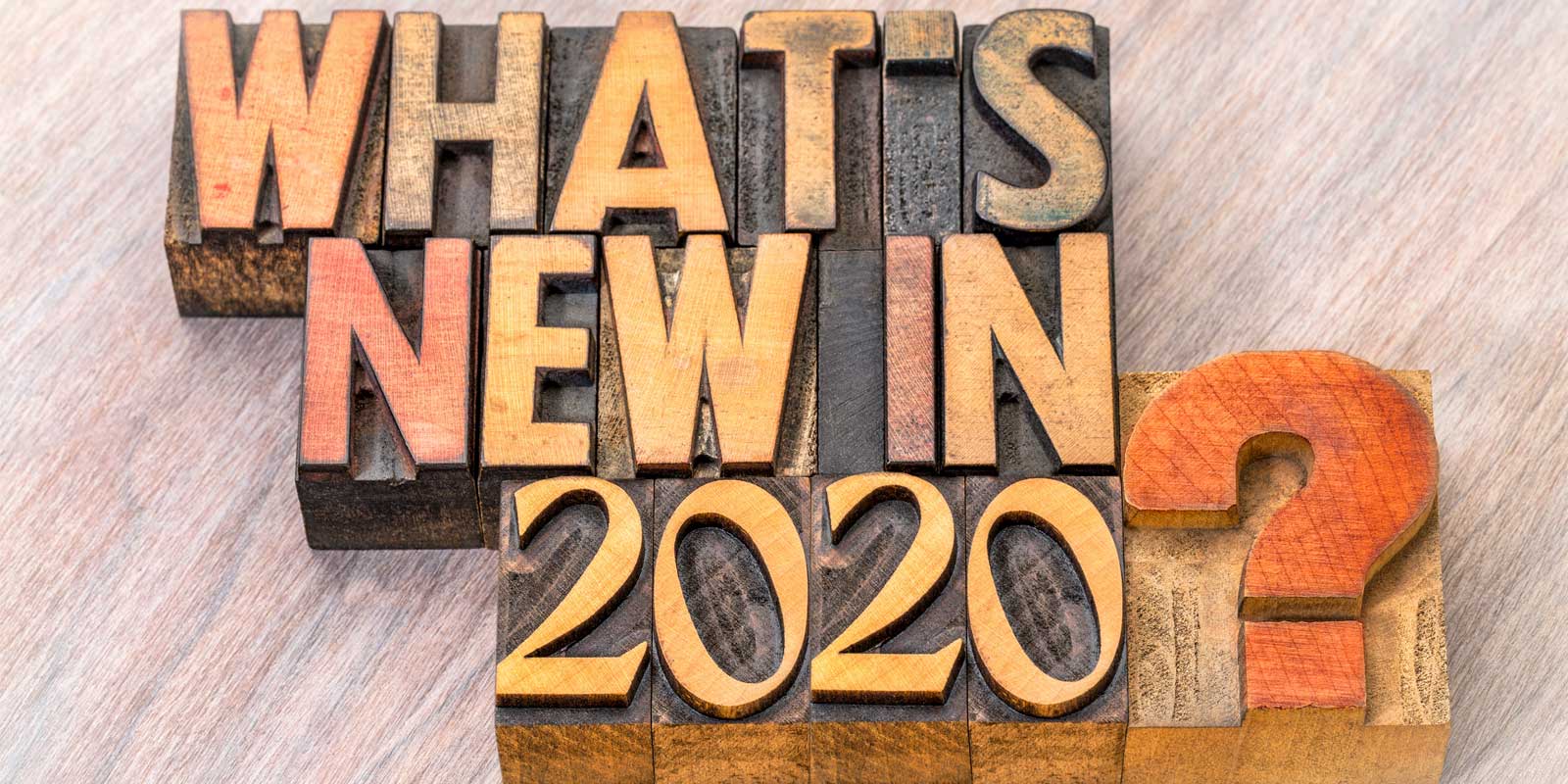 What's new in 2020