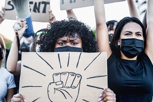 black lives matter international activist movement protesting against racism