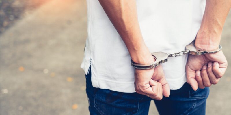 Man with handcuffs